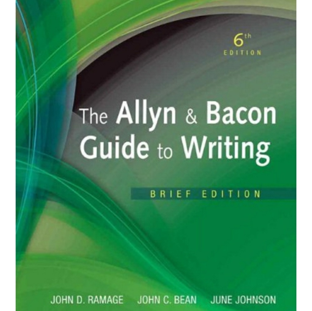 Allyn and Bacon guide to writing